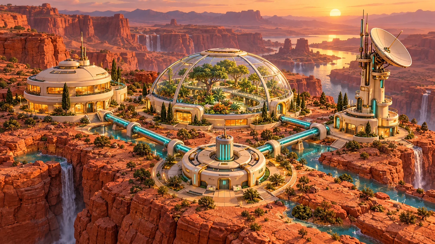 The canyon colony you are about to explore